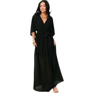 Baltic Born Black Maxi Dress